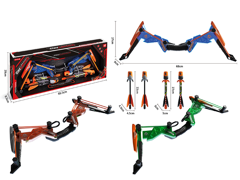 Compound Bow + Whistle Arrows With Lights