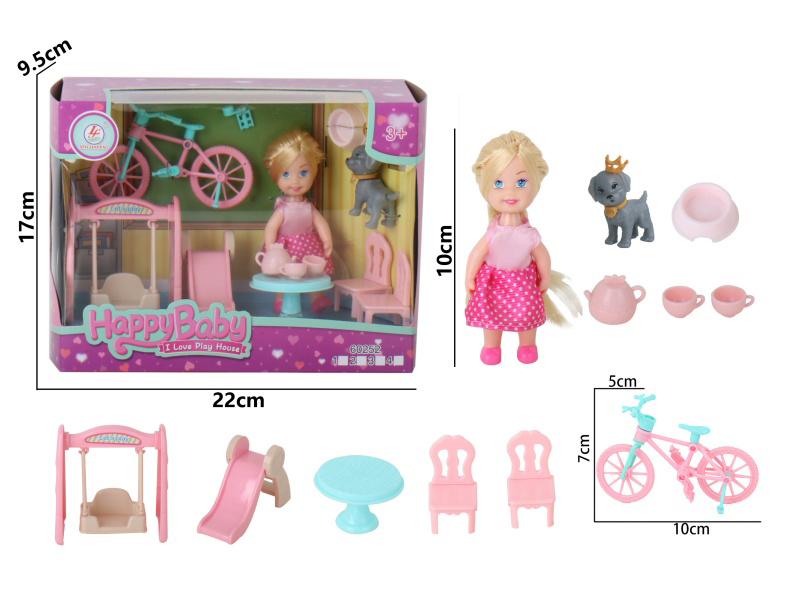 4-Inch Realistic Little Playground Accessories