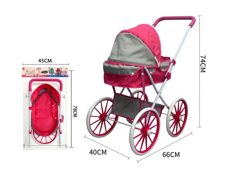 Thick Cloth Baby Stroller Toy(Extra Large Wheel)