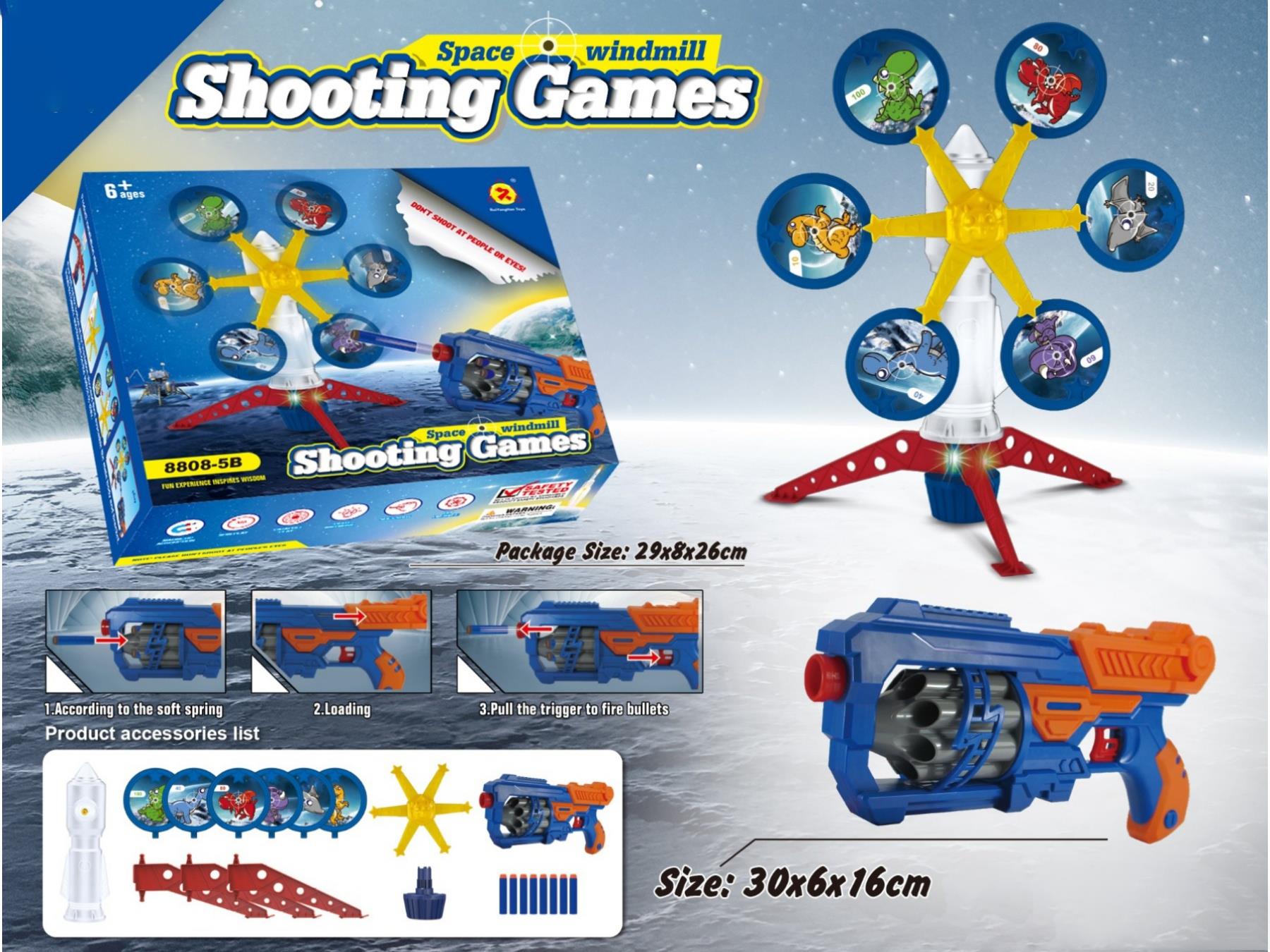 Rocket Windmill Shooting Toy