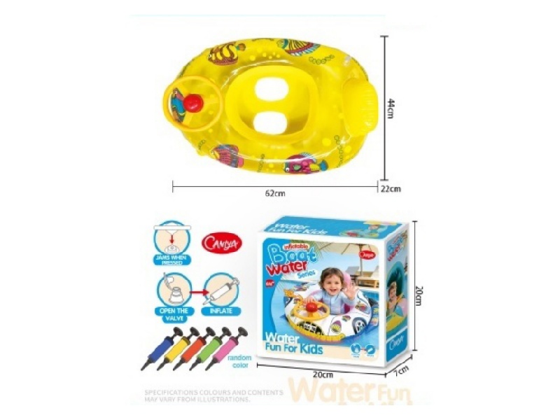 Children'S Swimming Rings + Air Pump [Car Horn Boat]