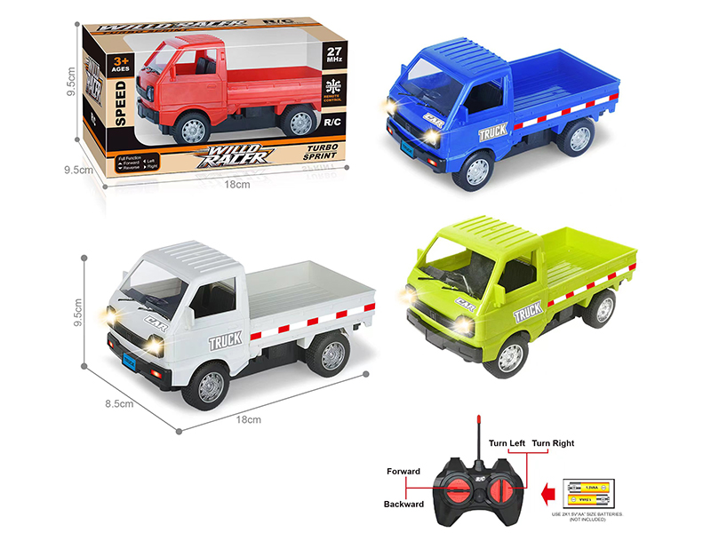 1:20 Liuzhou Truck 4-Channel Remote Control Car With Headlight, DIY Stickers