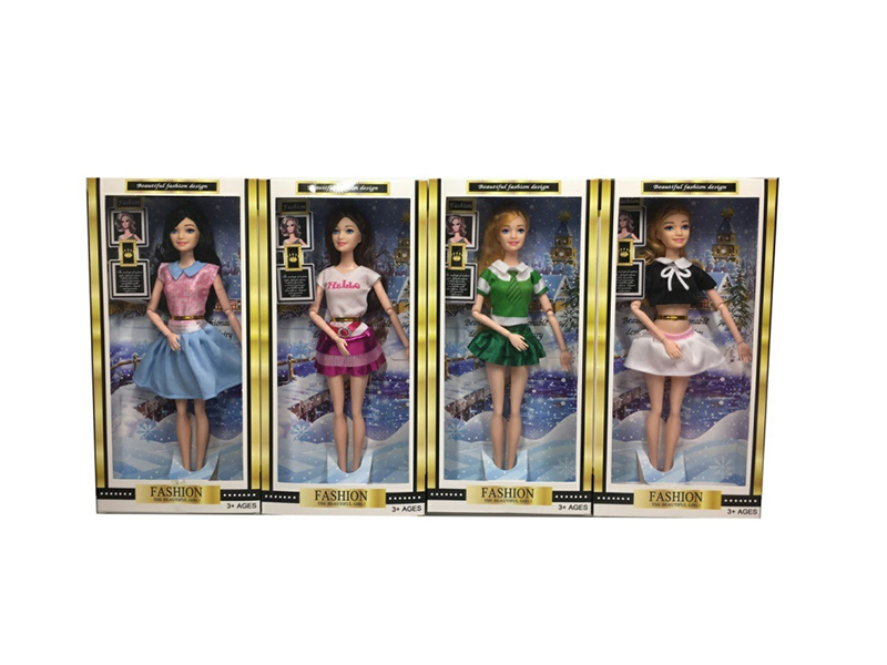 11-Inch Four-In-One Practical Fashion Student Clothes Dolls