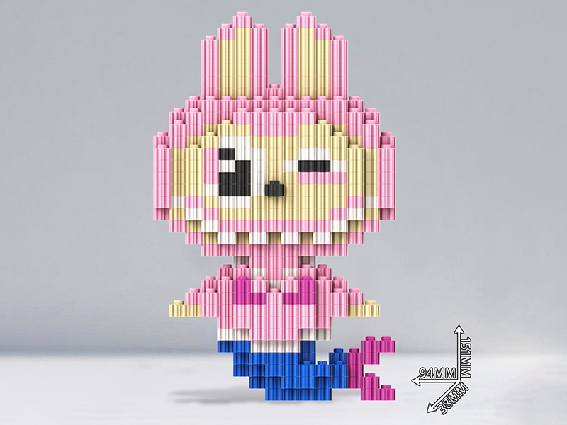 Labubu Mermaid Princess Building Blocks 730+pcs