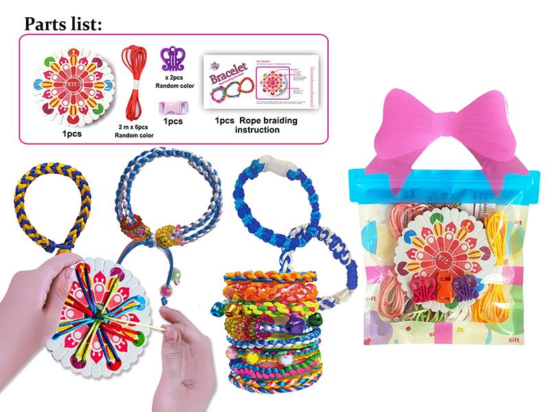 DIY Bracelet Braiding Set