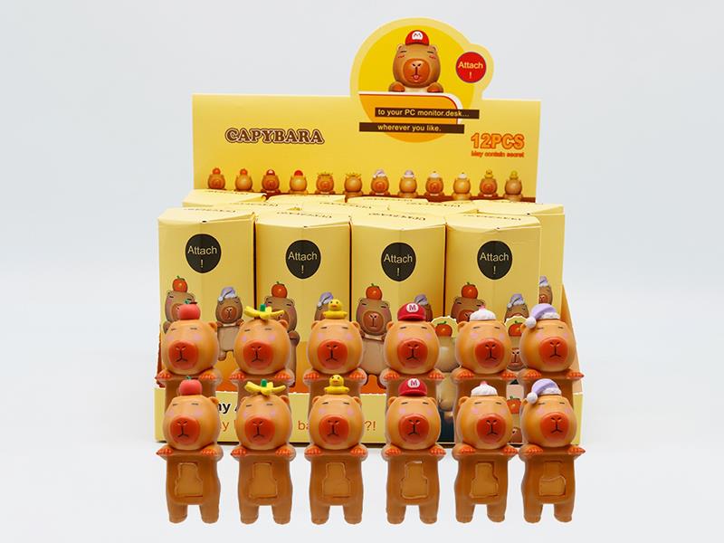 Capybara Decorative Mini Figures 12pcs