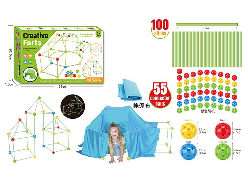 DIY Fort Building Tent Play Set