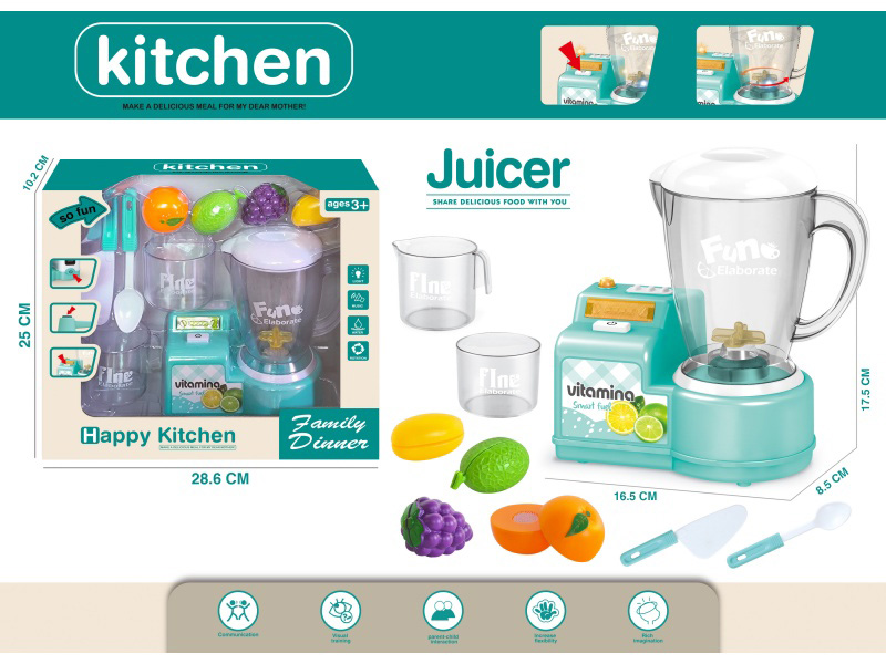 Play House, Small Household Appliances, Kitchen Toys, Smart Juicer Set