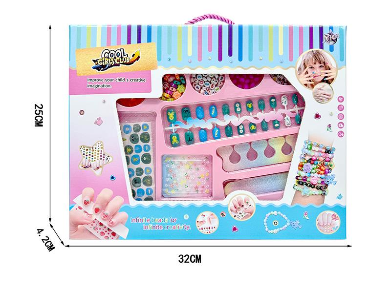 DIY Nail Art & Bracelet Set