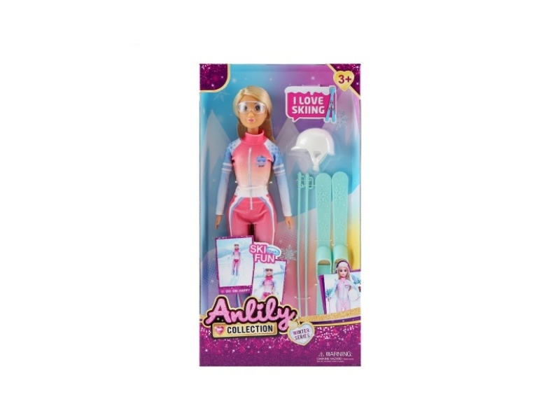 11.5-Inch Solid Doll (Brown Skin Color)