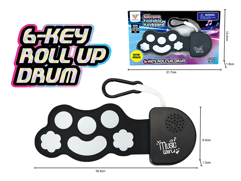 Mini Monochrome Silicone Drum