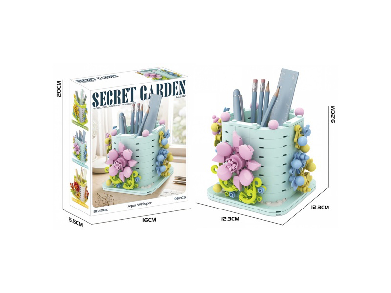 Diy Building Block  Bibo Flower Language  198Pcs