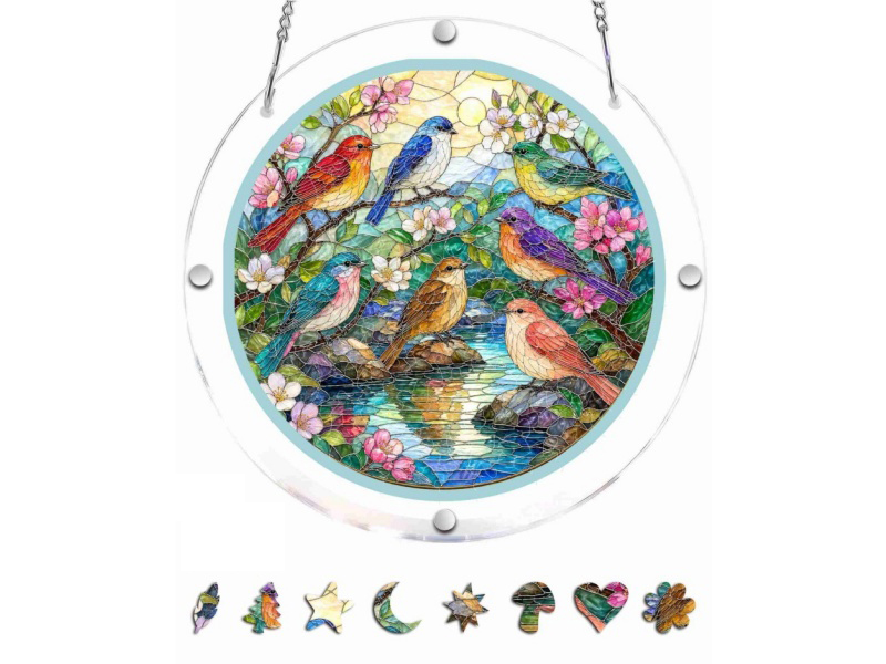 8.9-Inch Acrylic Jigsaw Puzzle