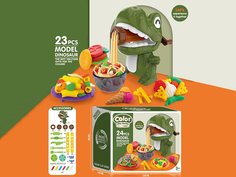 Dinosaur Noodle Maker Play Dough Set