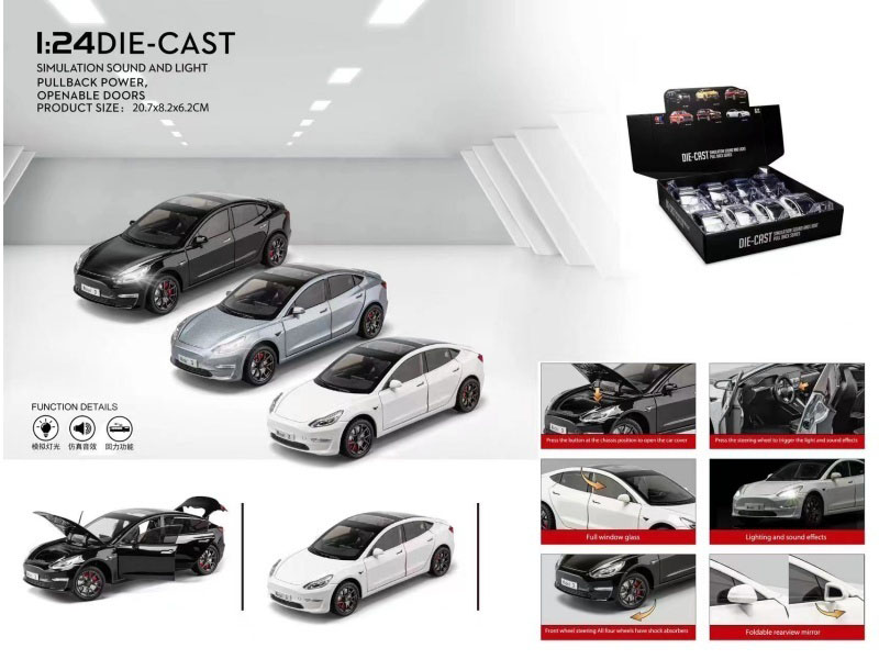 1:24 Tesla Model 3