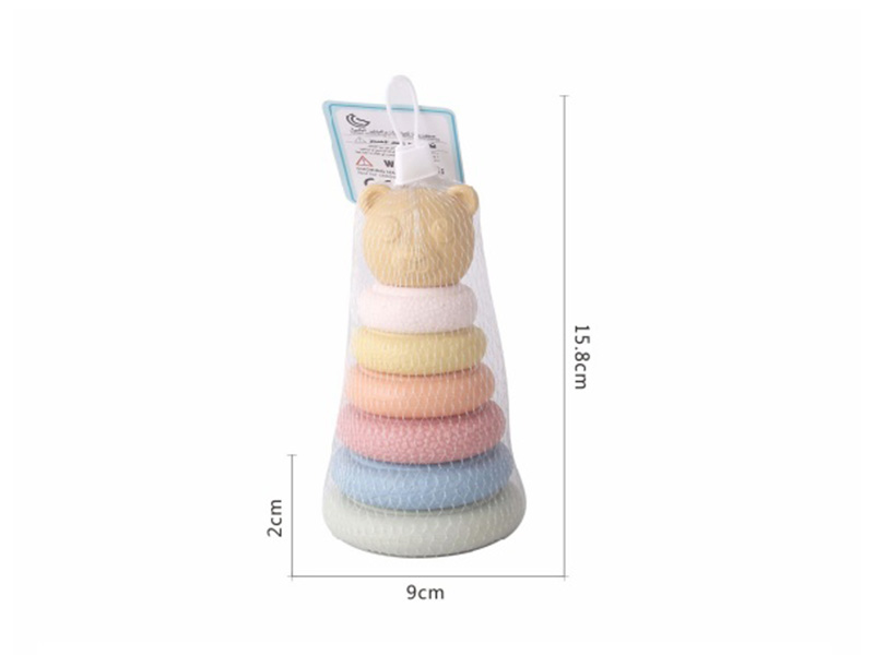 Stackable Bear Texture Circle