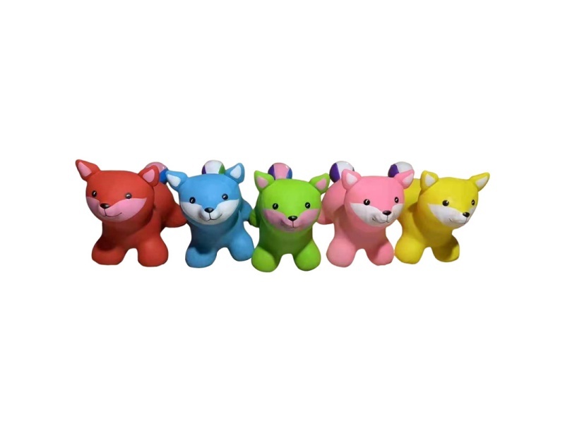 Inflatable Painted Fox Mix With Flash Music