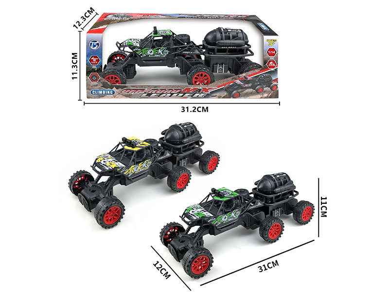 Slide 6 Wheel Climbing Vehicle