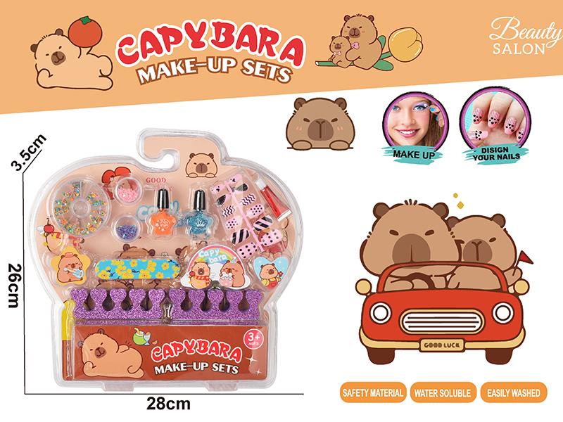 Capybara Nail Art Set