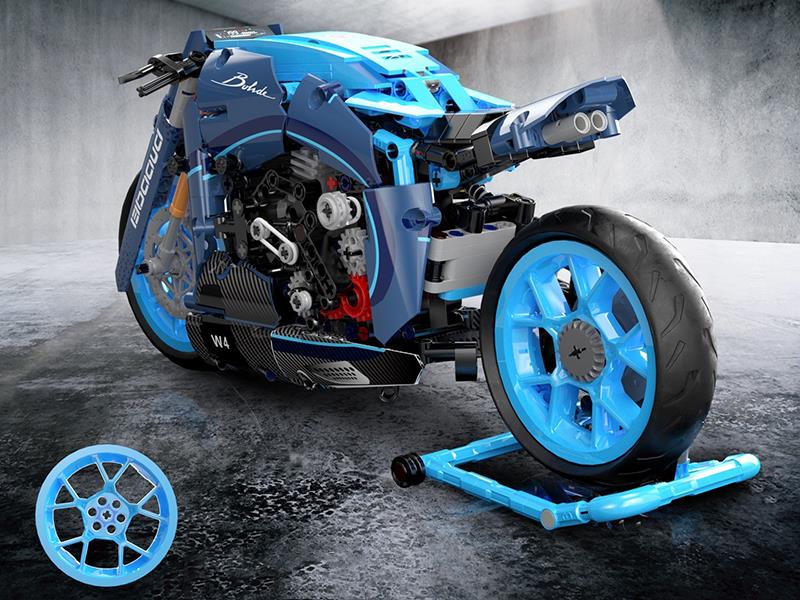 Motorcycle building Blocks 986PCS