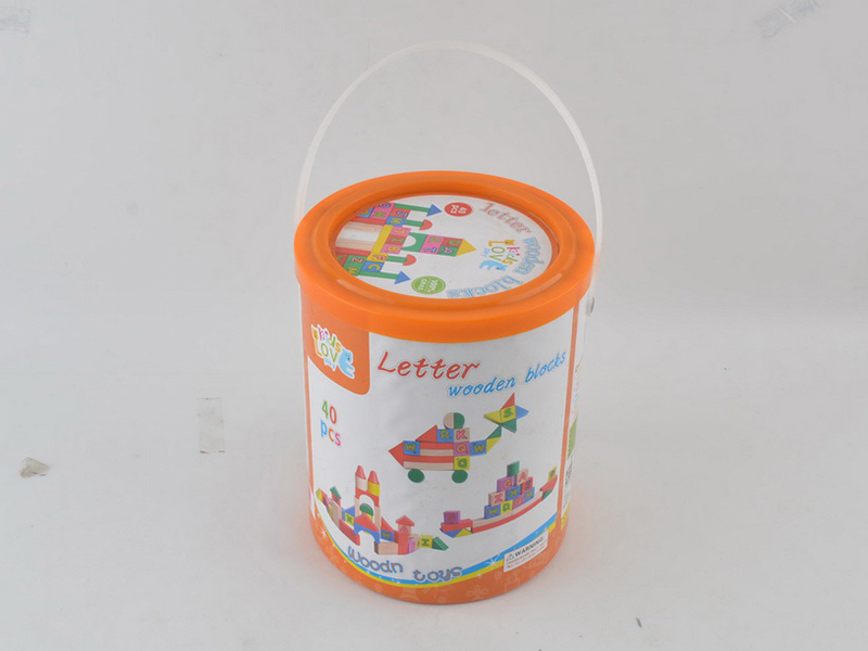 Wooden Building Blocks 40pcs