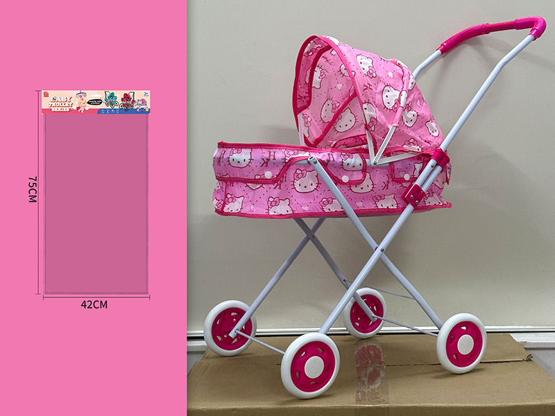 Hello Kitty Iron Stroller Toy