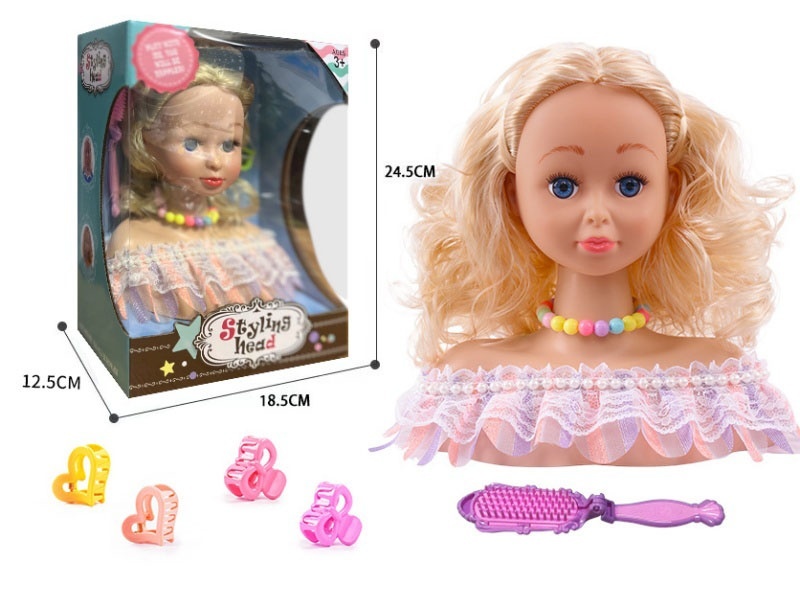 Half-Body Doll Hairdressing Toy Set