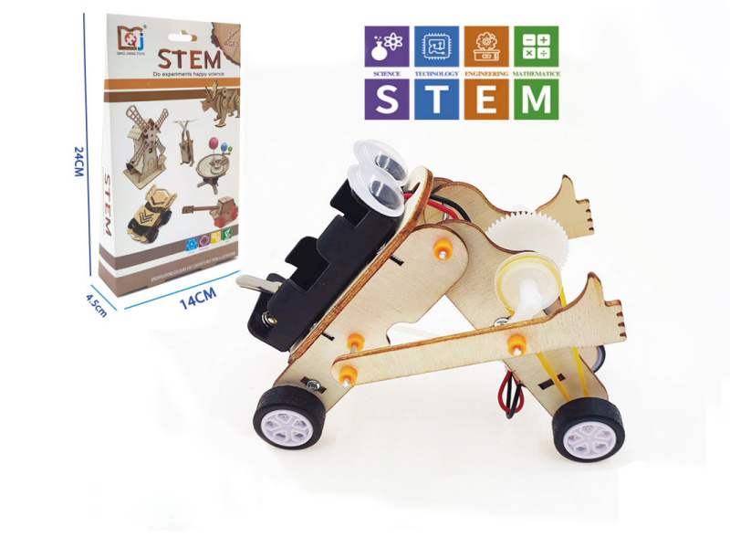 DIY Wooden Crawler Robot