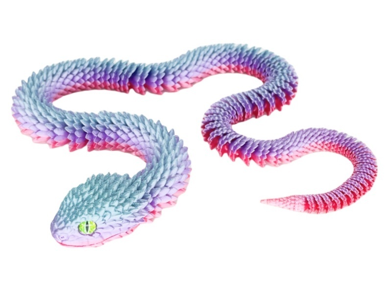 The Bush Viper Was 75Cm Close To The Glass Eye