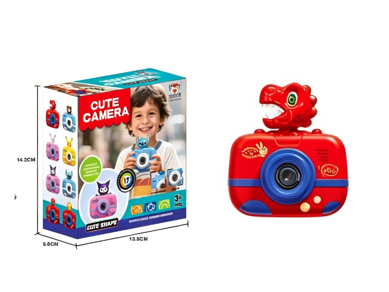 Children'S Camera Can Take Photos, Videos And Play Games (In  Shape Of Dinosaurs)