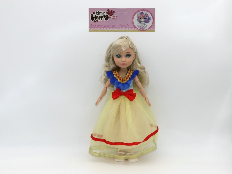 12-Inch 15-Joint Brown Doll