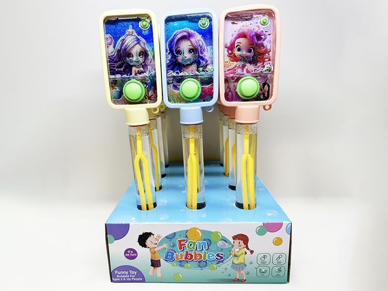 30CM Mermaid Water Game Bubble Sticks 12pcs
