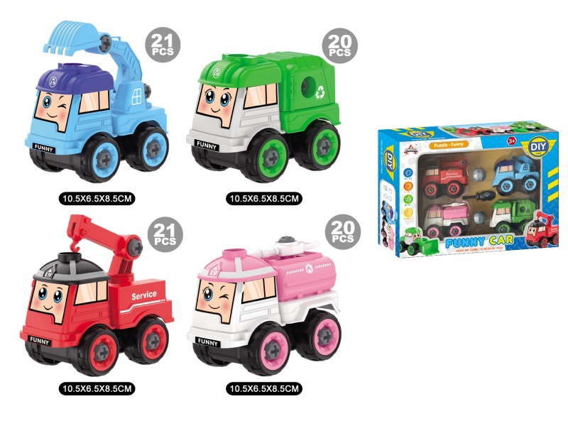 DIY Cartoon Engineering Truck