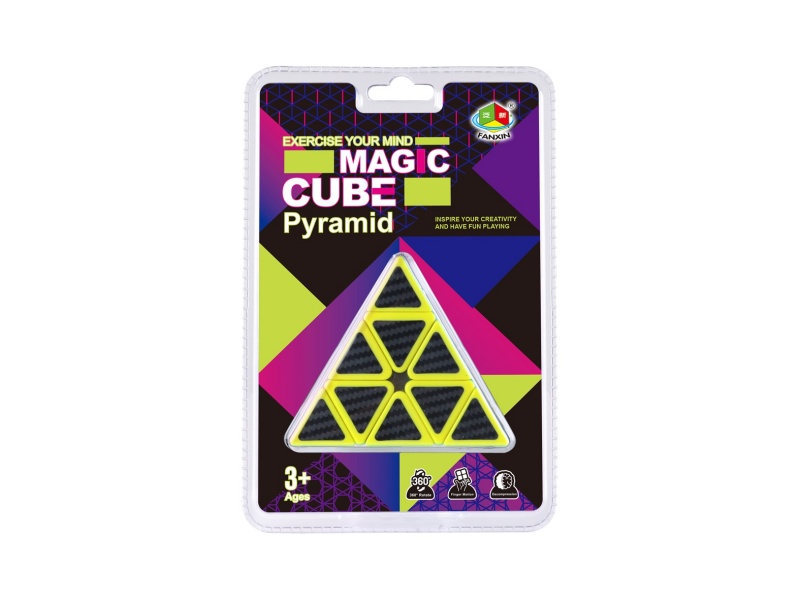 Carbon Fiber Version Pyramid Magic Cube