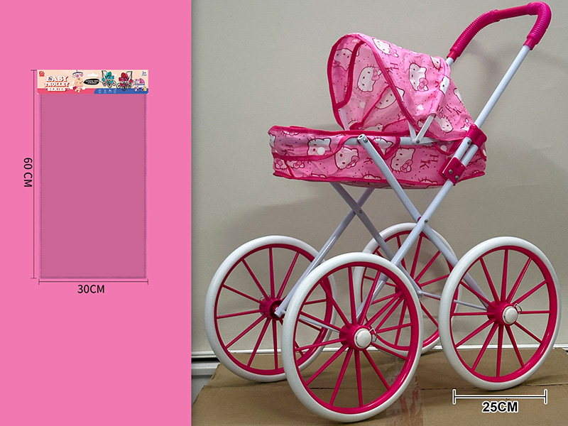 Hello Kitty Iron Stroller Toy