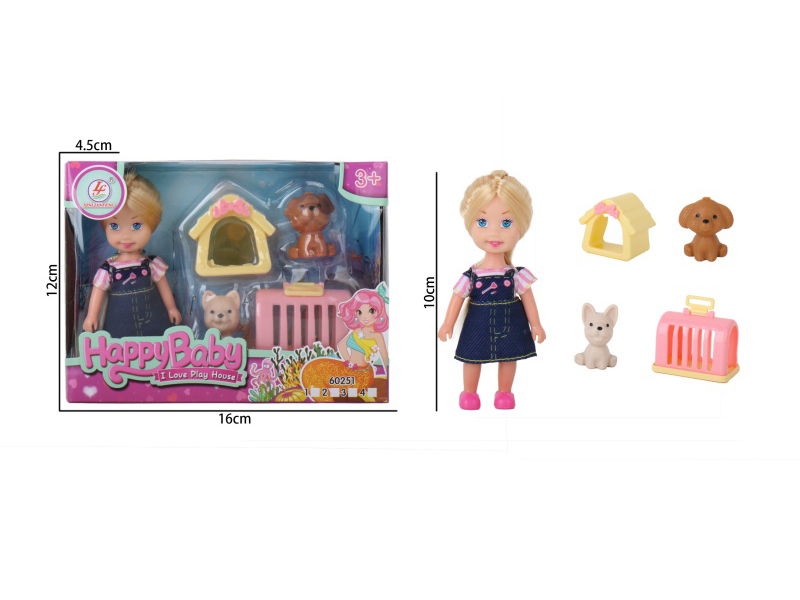 4-Inch Realistic Little Dwarf Animal Accessories
