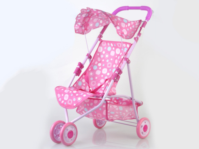 Iron Lighted Baby Stroller