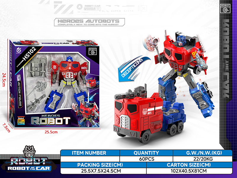 Optimus Prime Transforming Car Robot