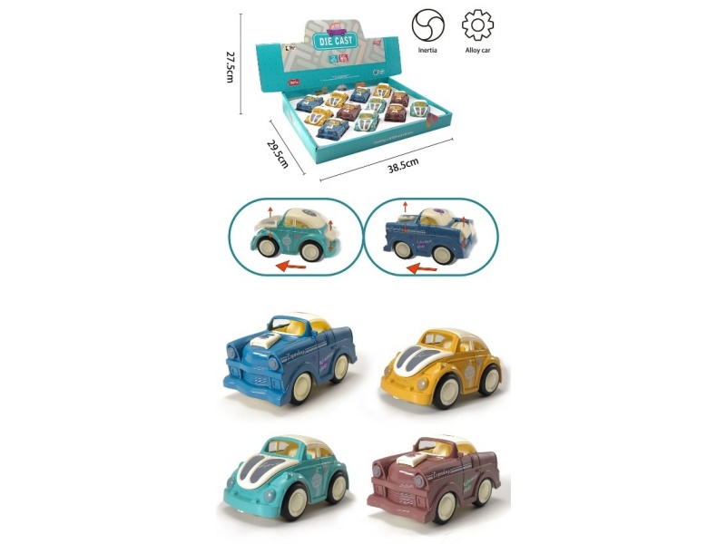 Inertial Alloy Car (12Pcs)
