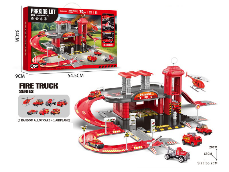 Double-Layer Lift Fire Protection Three-Story Building Parking Suite