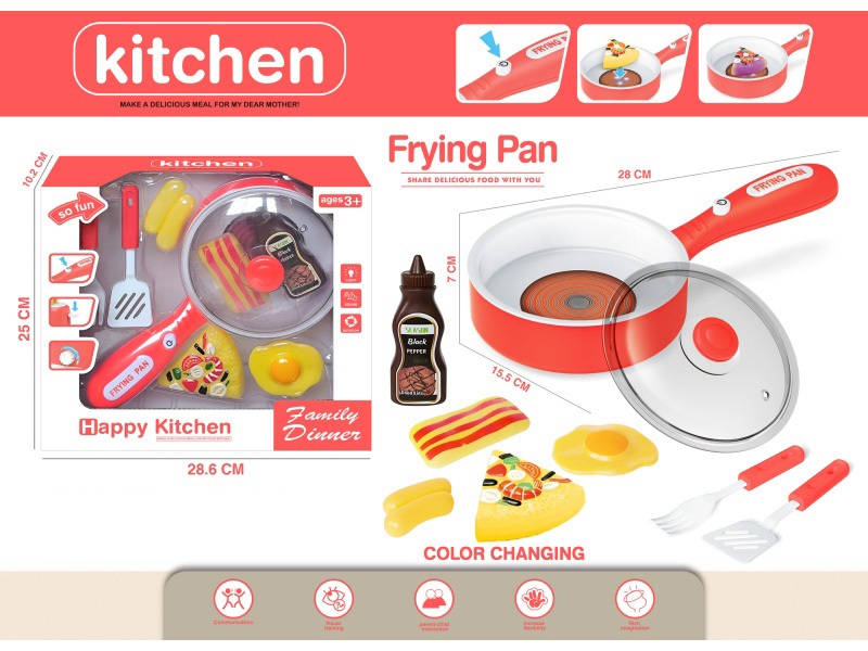 Small Household Appliances For Playing House, Kitchen Toys, Frying Pans