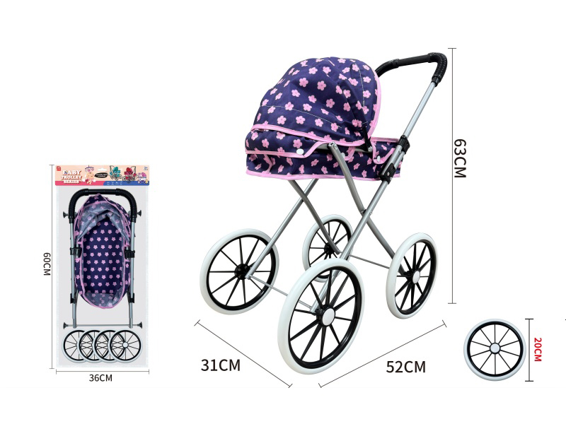Thick Cloth Iron Baby Stroller Toy
