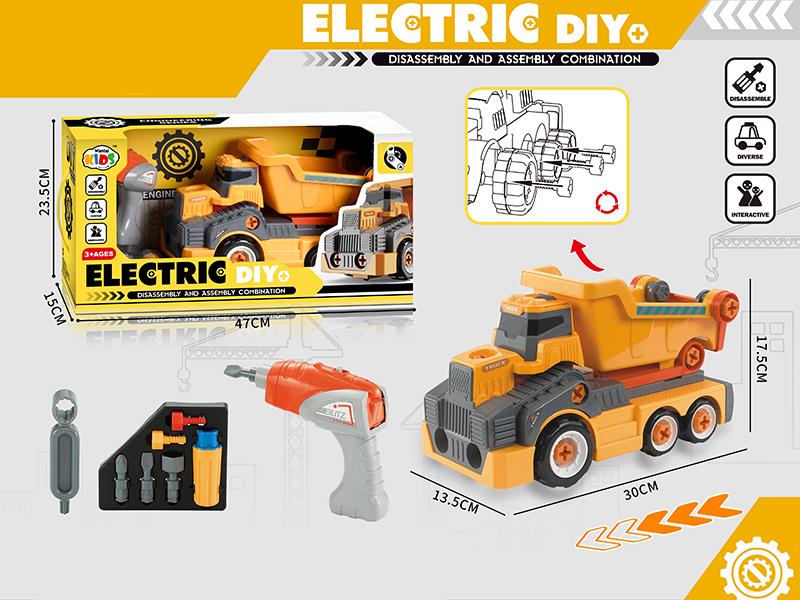 Electric DIY Disassembly And Assembly Simulated Dump Truck