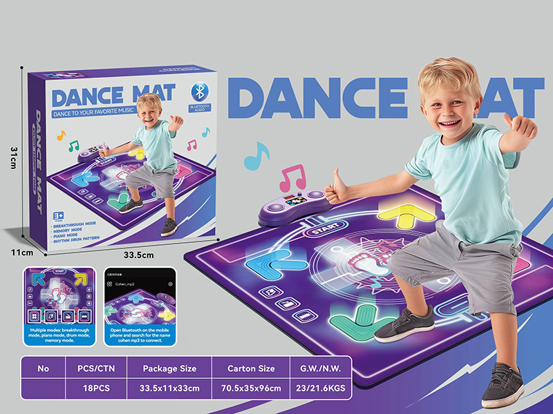 Bluetooth Dance Mat(With Lights And Music)