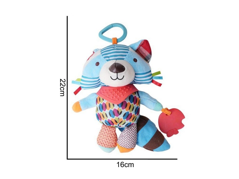 A Plush Blue Fox Pendant