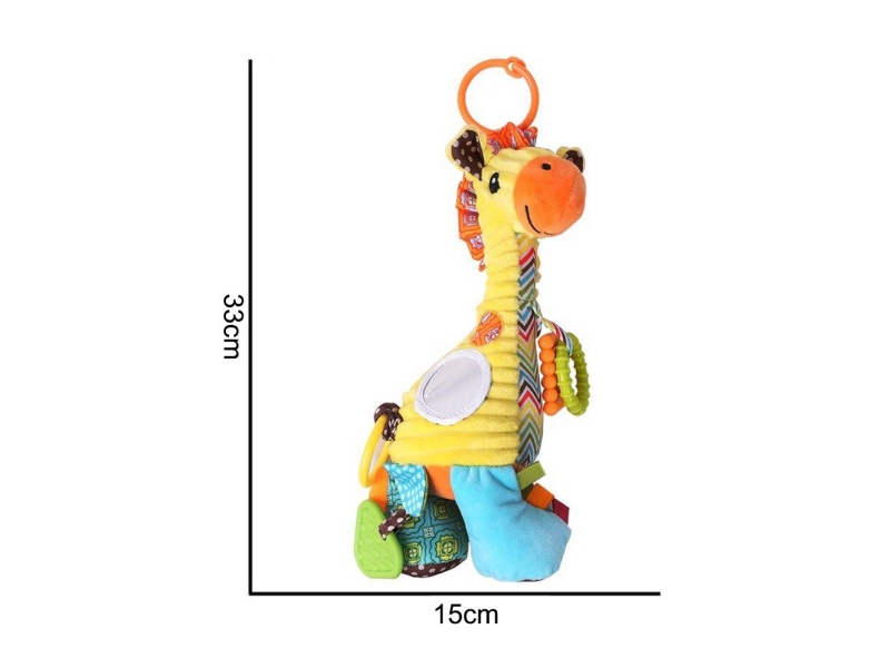 Plush Music Box And Giraffe-Shaped Pendant