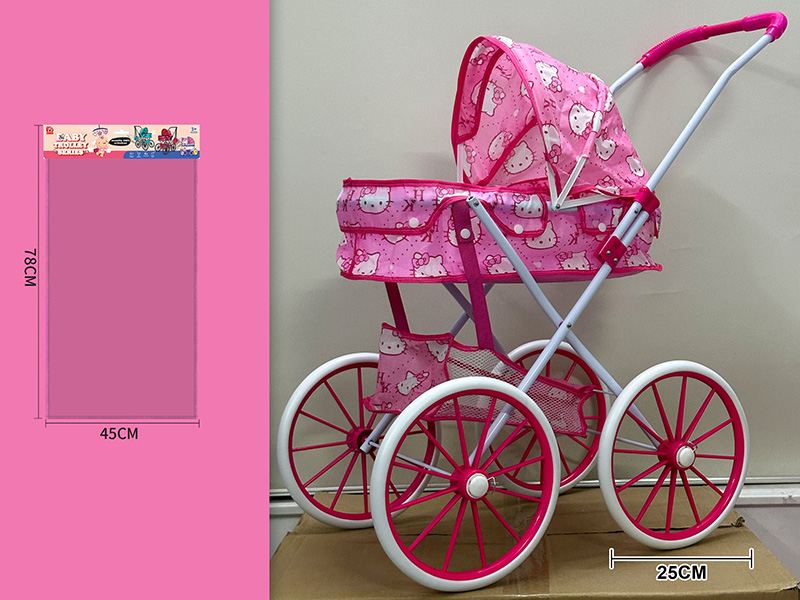 Hello Kitty Iron Stroller Toy