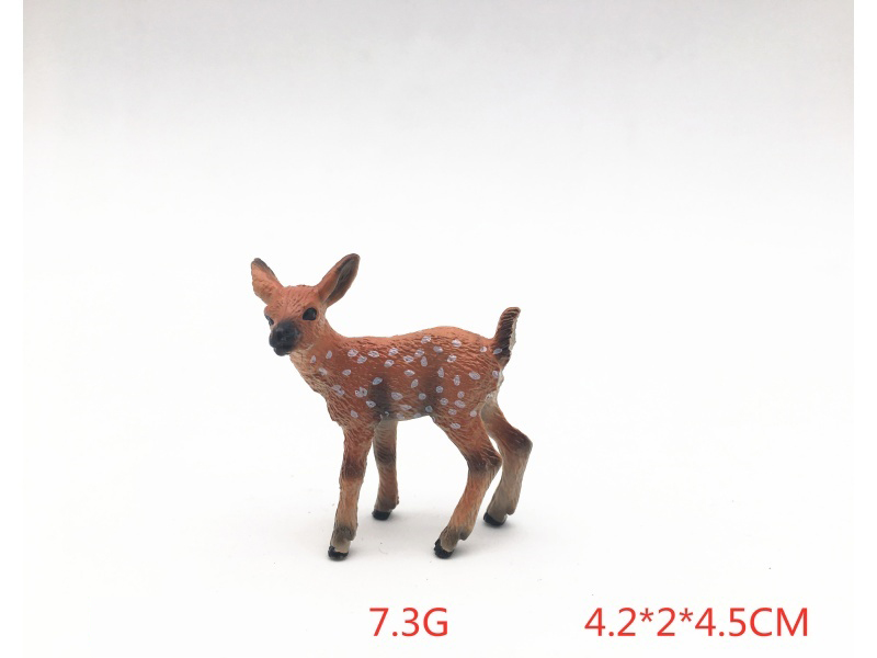 Red Little White-Tailed Deer (Thick-Faced)