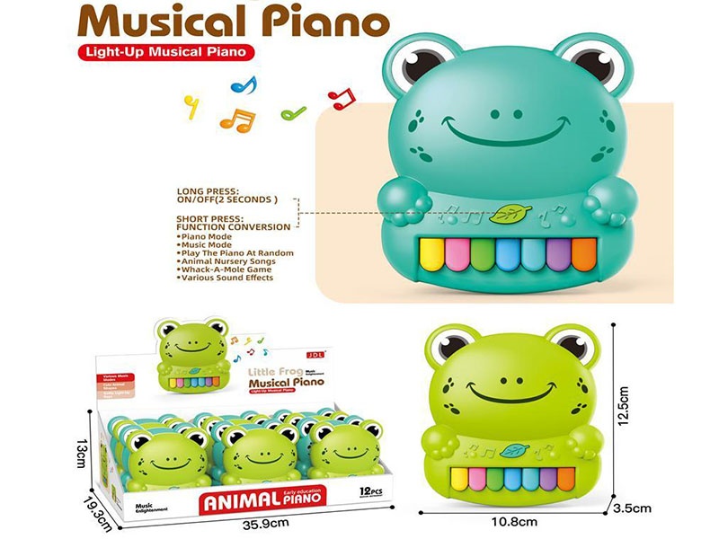 Frog Music Electronic Organ (12 Pieces)
