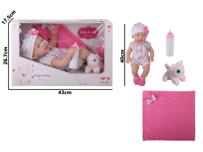 16-Inch Full-Body Rubber Doll (With Female Features)